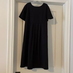 Black maternity dress